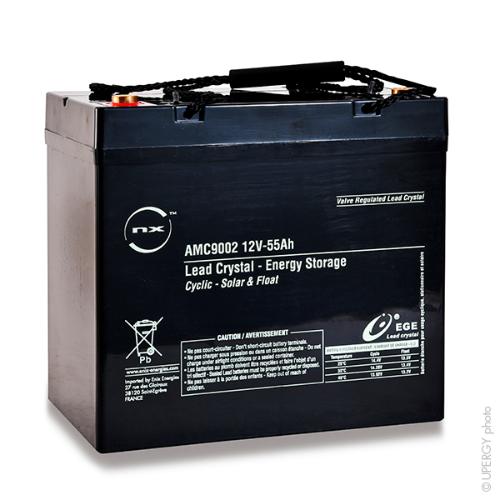 Batterie lead crystal 6-CNFJ-55 12V 55Ah M6-F product photo 1 L