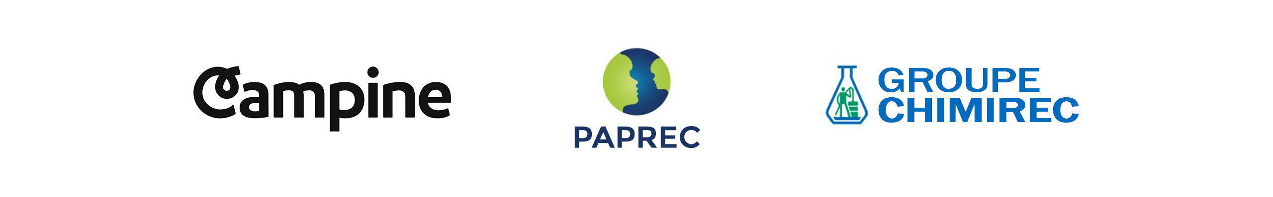 Nos éco-organismes partenaires Campine, PAPREC et Groupe CHIMIREC