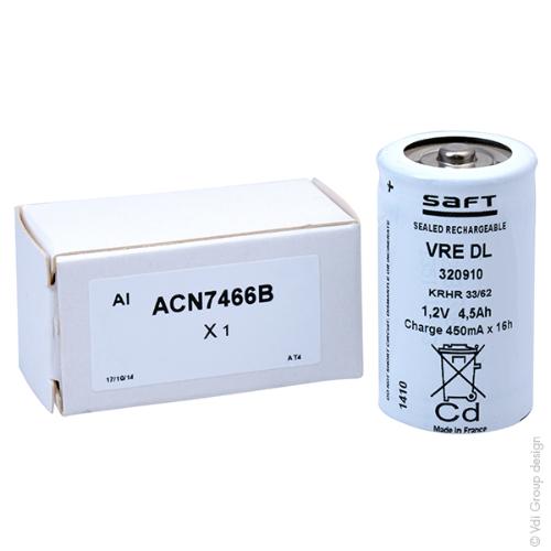Accu NiCd VRE DL 4500 1.2V 4.5Ah photo du produit 2 L