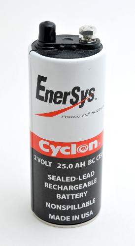 Batterie cyclon Enersys 0820-0004 (BC cell) 2V 25Ah M6/M8 photo du produit 1 L