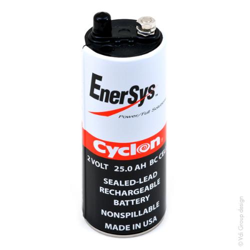 Batterie cyclon Enersys 0820-0004 (BC cell) 2V 25Ah M6/M8 photo du produit 1 L