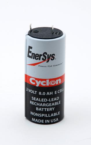 Batterie cyclon Enersys 0850-0004 (E cell) 2V 8Ah F6.35 photo du produit 1 L