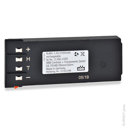 Batterie télécommande de grue Hiab et NBB 7.2V 2400mAh photo du produit 1 L