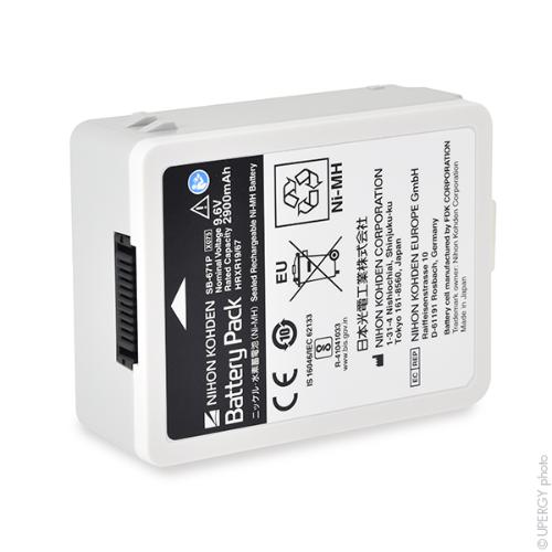 Batterie médicale rechargeable Nihon Kohden X075 9.6V 2.9Ah photo du produit 1 L