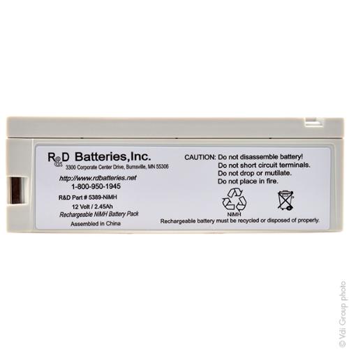 Batterie médicale rechargeable 12V 2.45Ah photo du produit 1 L