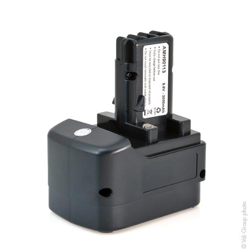 Batterie outillage électroportatif compatible Metabo 9.6V 2Ah photo du produit 1 L