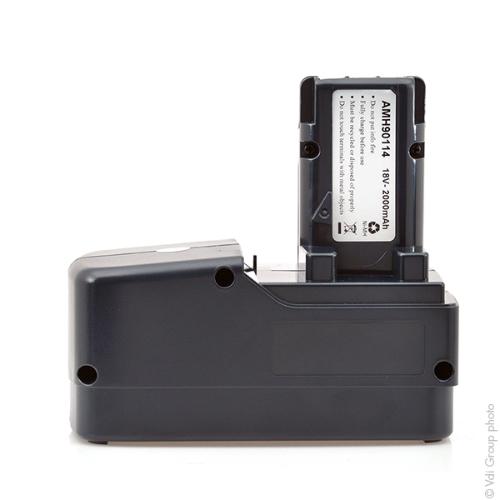 Batterie outillage électroportatif compatible Metabo 18V 2Ah photo du produit 1 L