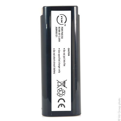 Batterie outillage électroportatif compatible Paslode 6V 2Ah photo du produit 1 L