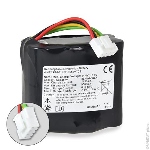 Batterie médicale rechargeable Weinmann 14.4V 4.3Ah photo du produit 1 L