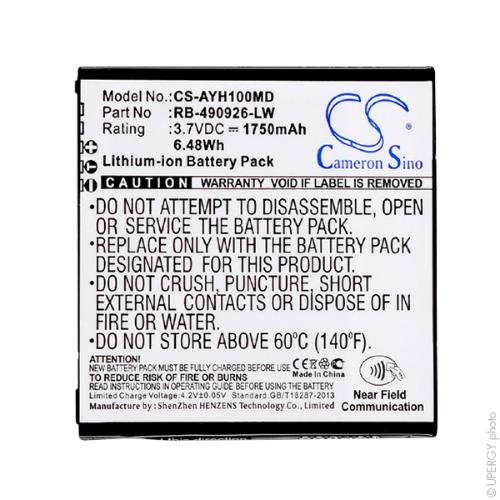 Batterie médicale rechargeable pour ASCOM Myco 3.7V 1.75Ah photo du produit 5 L