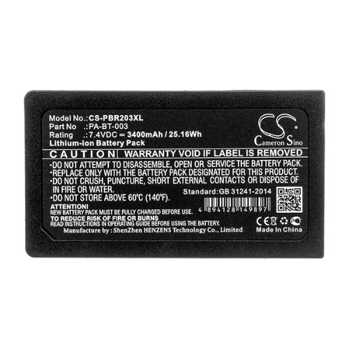 Batterie imprimante compatible Brother 7.4V 3400mAh photo du produit 4 L
