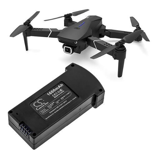 Batterie drone compatible Eachine E520 + E520s 7.4V 1600mAh photo du produit 2 L