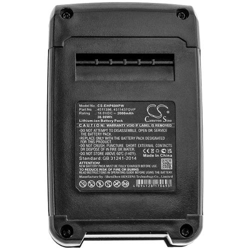 Batterie outillage électroportatif compatible Einhell 18V 2Ah photo du produit 5 L