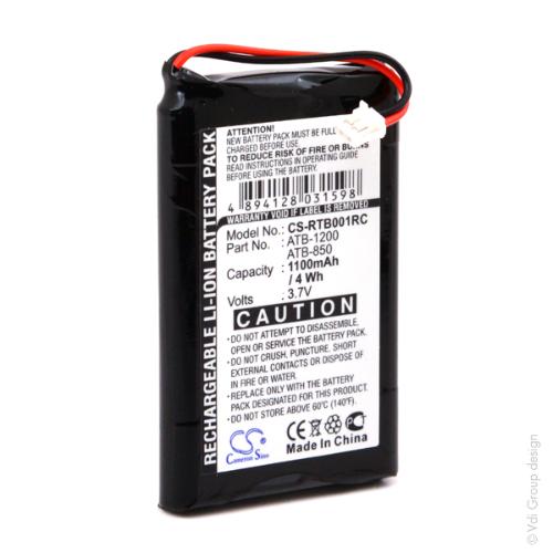 Batterie télécommande universelle 3.7V 1100mAh product photo 2 L