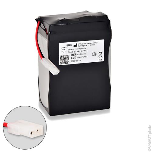 Batterie médicale rechargeable WELCH ALLYN 6V 4Ah FC 6V 4Ah MOLEX photo du produit 1 L