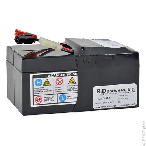 Batterie médicale rechargeable 8V 5400mAh product photo 1 L