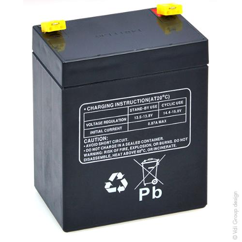 Batterie plomb AGM MP2.9-12 12V 2.9Ah F4.8 photo du produit 2 L