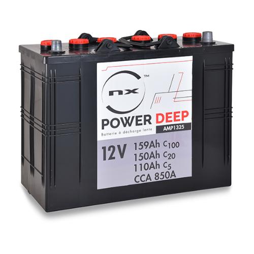 Batterie traction NX Power Deep Cycle DUAL 12V 150Ah Auto photo du produit 1 L