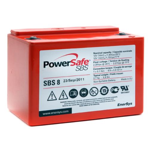 Batterie plomb pur Powersafe SBS8 12V 7Ah M4-F photo du produit 1 L