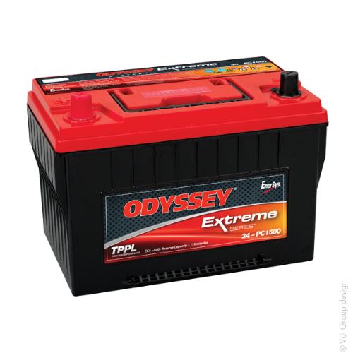 Batterie démarrage haute performance Odyssey Extreme PC1500DT 12V 68Ah Auto photo du produit 1 L