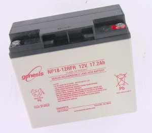Batterie plomb AGM Genesis NP18-12 FR 12V 17.2Ah M5-F photo du produit 1 L