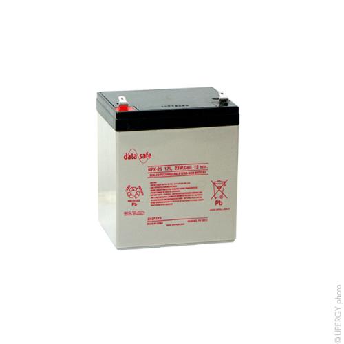 Batterie onduleur (UPS) DataSafe NPX25-12 12V 5Ah F6.35 photo du produit 1 L