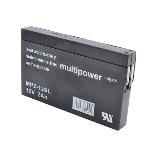 Batterie plomb AGM MP2-12SL 12V 2Ah F4.8 photo du produit 1 L