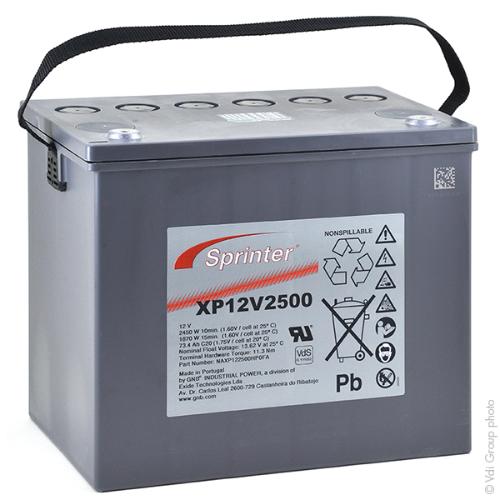 Batterie onduleur (UPS) SPRINTER XP12V2500 12V 69.5Ah M6-F photo du produit 1 L