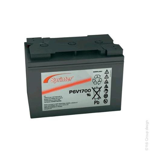 Batterie onduleur (UPS) SPRINTER P6V1700 6V 122Ah M8-M photo du produit 1 L