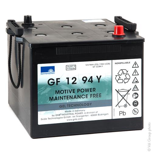 Batterie traction SONNENSCHEIN GF-Y GF12094Y 12V 110Ah Auto photo du produit 1 L