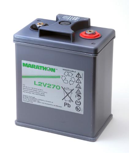 Batterie plomb AGM MARATHON L L2V270 2V 270Ah M8-F photo du produit 2 L