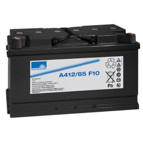 Batterie plomb etanche gel A412/65 F10 12V 65Ah M10-F photo du produit 1 L