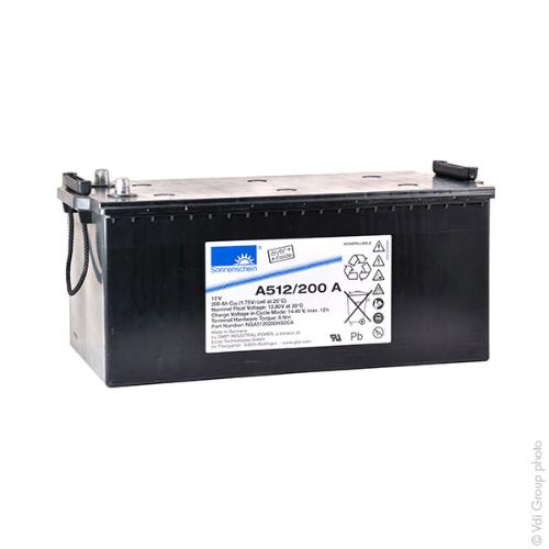 Batterie plomb etanche gel A512/200A 12V 200Ah Auto photo du produit 2 L