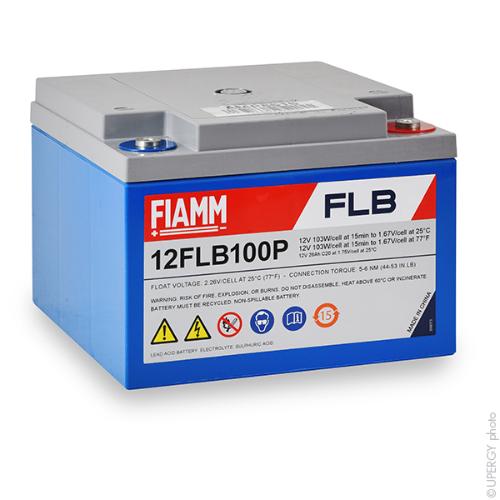 Batterie onduleur (UPS) FIAMM 12FLB100P 12V 26Ah M5-F photo du produit 1 L