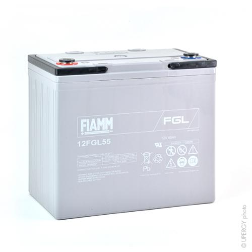 Batterie plomb AGM 12FGL55 12V 55Ah M6-F photo du produit 2 L