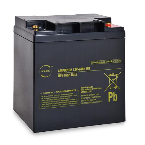 Batterie onduleur (UPS) NX 24-12 UPS High Rate IFR 12V 24Ah M5-F photo du produit 1 L