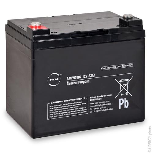 Batterie plomb AGM NX 33-12 General Purpose 12V 33Ah M6-F photo du produit 1 L