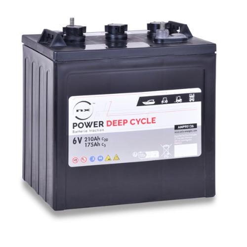 Batterie traction NX Power Deep Cycle 6V 210Ah EHPT photo du produit 1 L