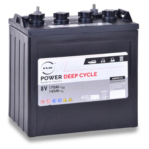 Batterie traction NX Power Deep Cycle 8V 170Ah EHPT photo du produit 1 L