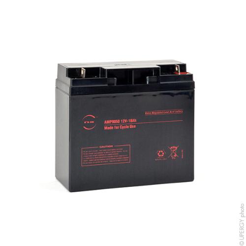 Batterie plomb AGM NX 18-12 Cyclic 12V 18Ah M6-M photo du produit 1 L