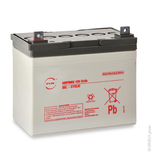 Batterie plomb etanche gel NX 31-12 Cyclic 12V 31Ah M5-M photo du produit 1 L