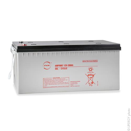 Batterie plomb etanche gel NX 200-12 Cyclic 12V 200Ah M8-F photo du produit 1 L
