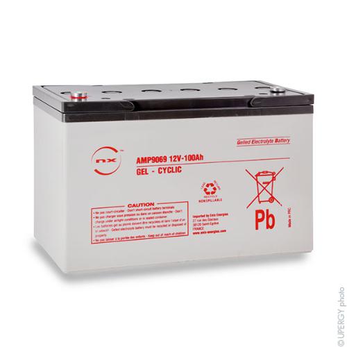 Batterie plomb etanche gel NX 100-12 Cyclic 12V 100Ah M8-F photo du produit 1 L