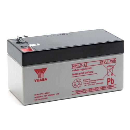 Batterie plomb AGM YUASA NP1.2-12 12V 1.2Ah F4.8 photo du produit 1 L