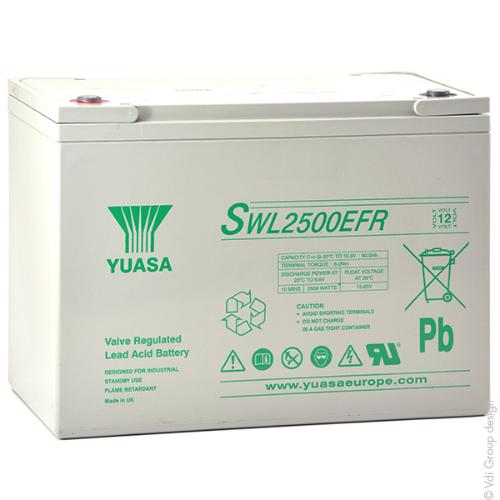 Batterie onduleur (UPS) YUASA SWL2500EFR 12V 93.6Ah M6-F photo du produit 1 L