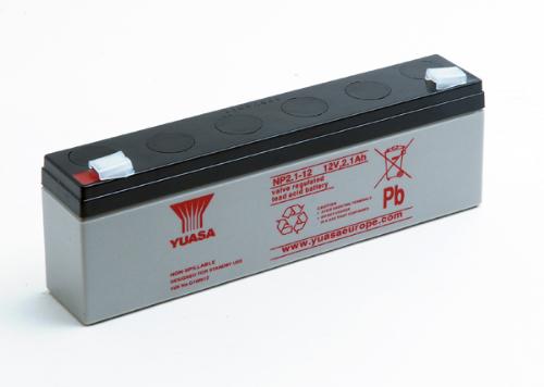 Batterie plomb AGM YUASA NP2.1-12 12V 2.1Ah F4.8 photo du produit 2 L