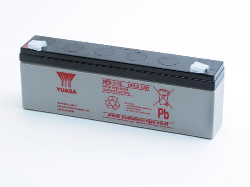 Batterie plomb AGM YUASA NP2.1-12 12V 2.1Ah F4.8 photo du produit 3 L