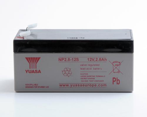 Batterie plomb AGM YUASA NP2.8-12 12V 2.8Ah F4.8 product photo 4 L