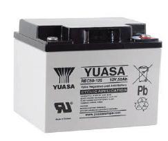 Batterie plomb AGM YUASA REC50-12 12V 50Ah M5-F photo du produit 1 L