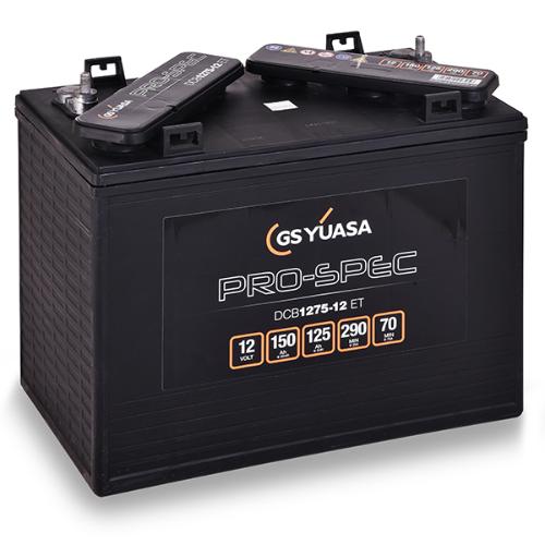 Batterie traction YUASA PRO-SPEC DCB1275-12 12V 150Ah M8-V product photo 1 L